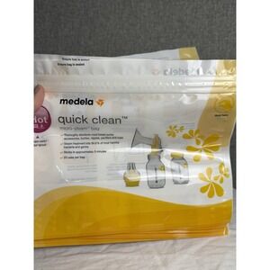 New Open Box Of 11 - Medela Quick Clean Micro-Steam Bags #87024 New